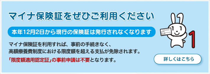 マイナ保険証をぜひご利用ください